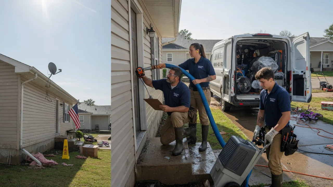 Ceiling Water Damage Restoration in Milton, DE near me